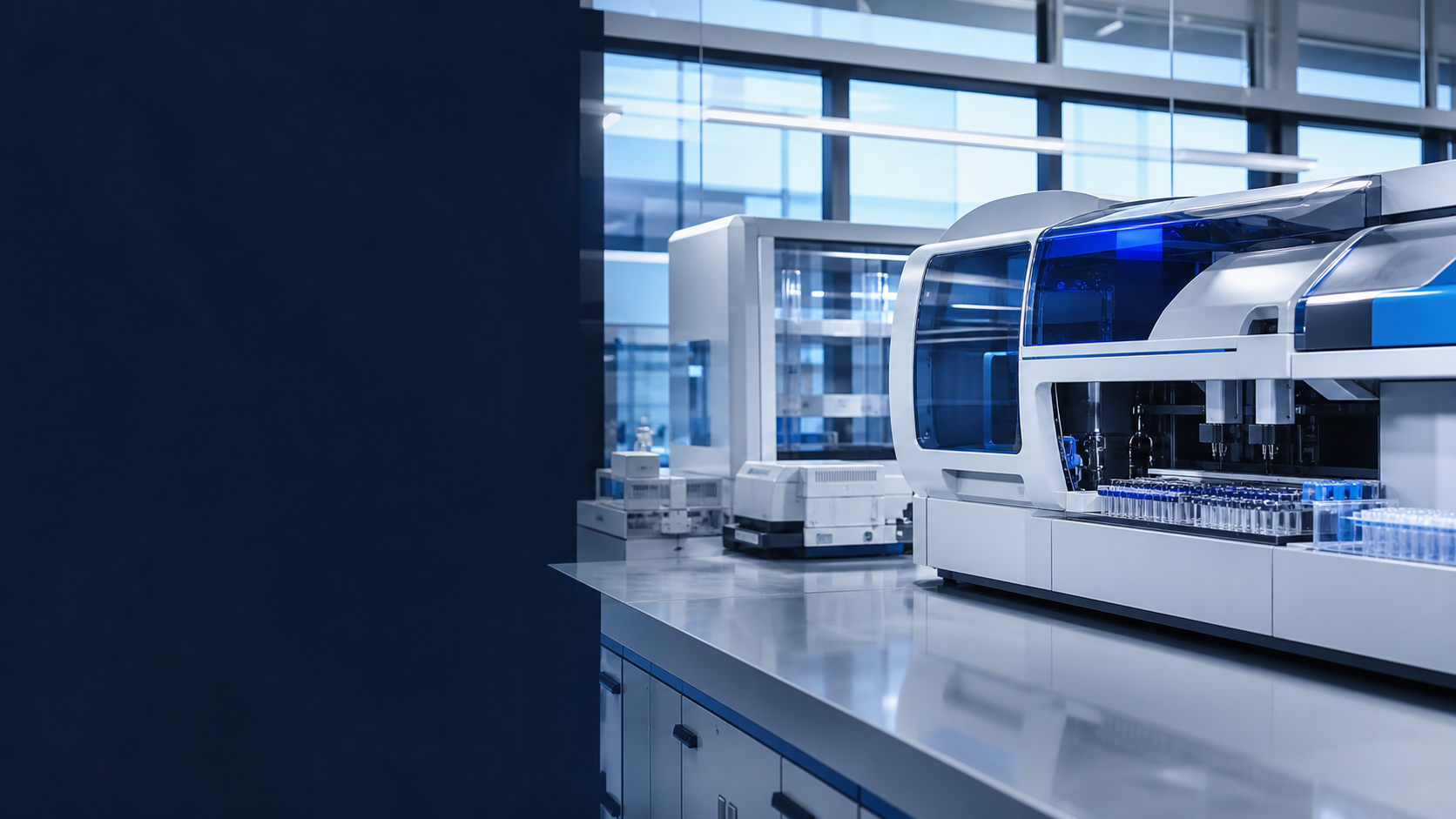 Specialized medical devices in a modern laboratory